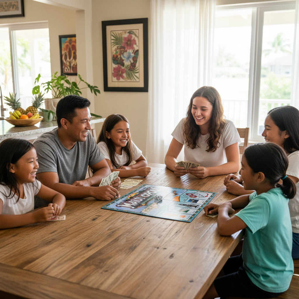 Maui-opoly board game packaging on a white background