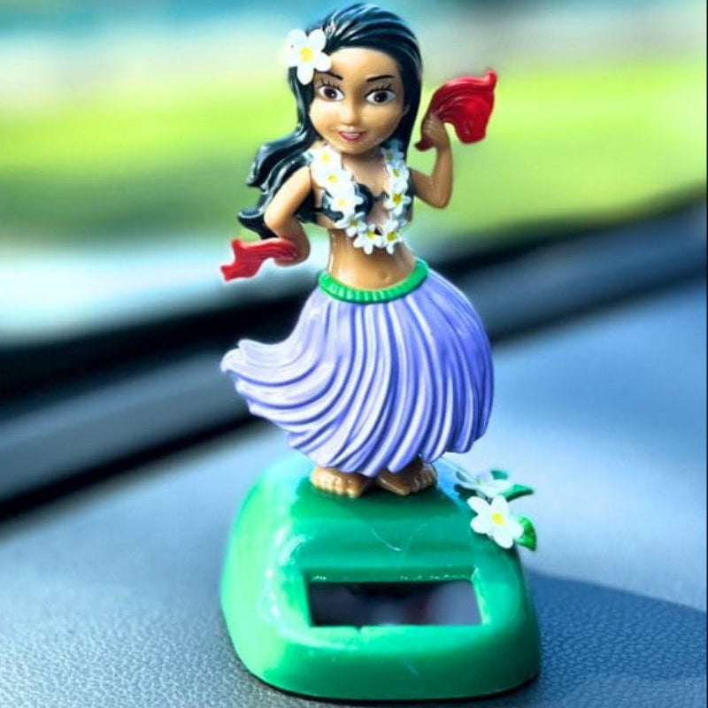 Maui's Finest Gifts Dashboard Hula Doll · Solar Powered