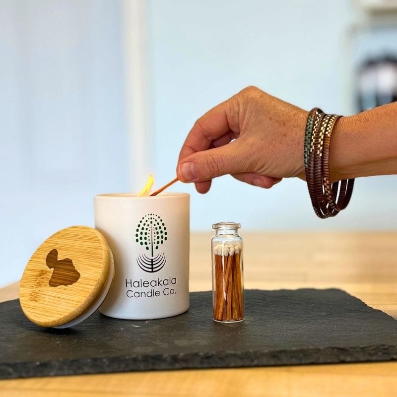 Maui's Finest Gifts Decorative Jar of Matches
