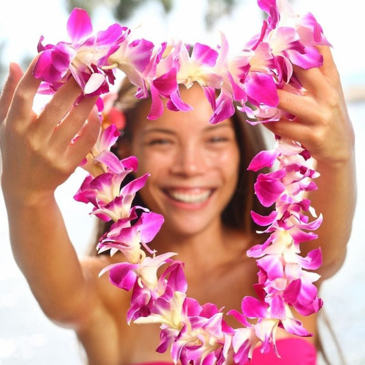 Fresh Orchid Lei · Maui Delivery Only