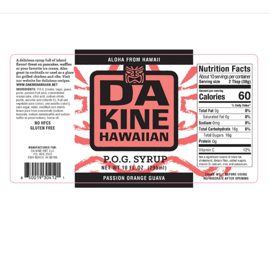 POG Syrup · Da Kine