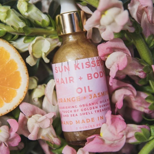 Shimmer Hair and Body Oil · Organic · Moon and Salt Botanical