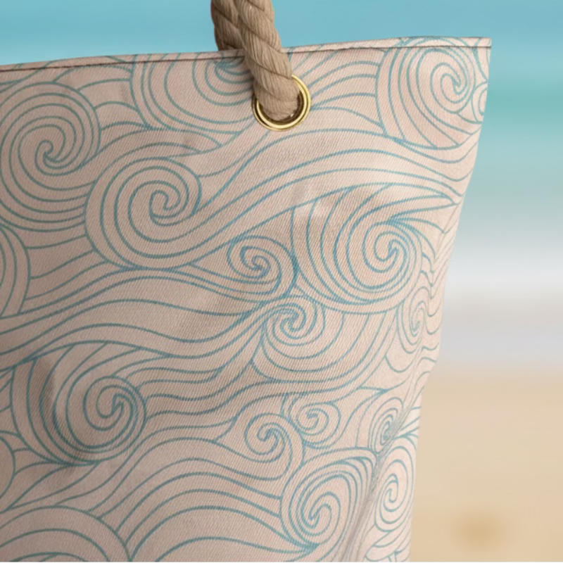 Maui's Finest Gifts Waves Beach Bag ∙ Fine Lines