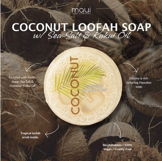 Coconut Loofah Soap by Maui Soap Company