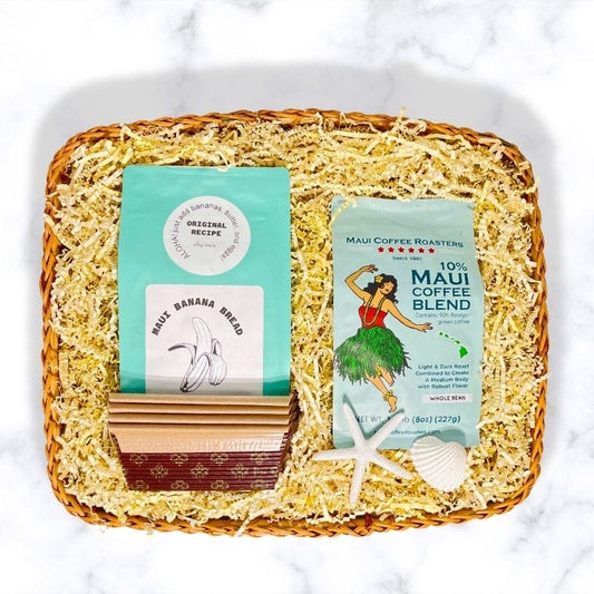 Banana Bread Mix & Maui Coffee · Family Baking Gift Set