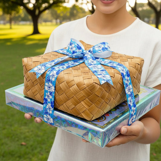 Maui-0poly Game Night Gift Basket – Maui Board Game & Hawaiian Snacks
