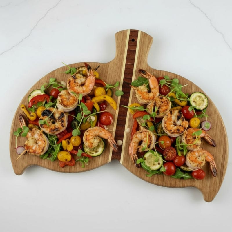 Mauis Finest Gifts Hawaii Whale Tail Serving & Charcuterie Board