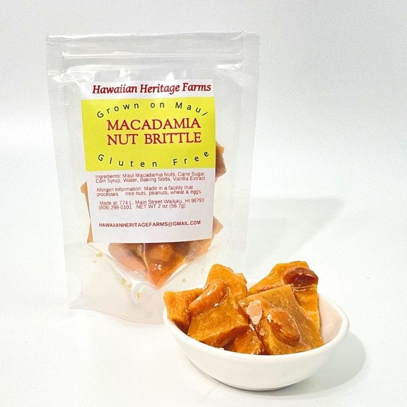Hawaiian Heritage Farms Macadamia Nut Brittle · Hawaiian Heritage Farms (GF, VG)