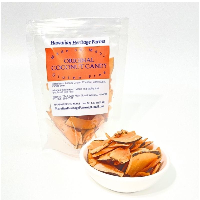 Hawaiian Heritage Farms Toasted Maui Coconut Chips · Hawaiian Heritage Farms (GF, VG)