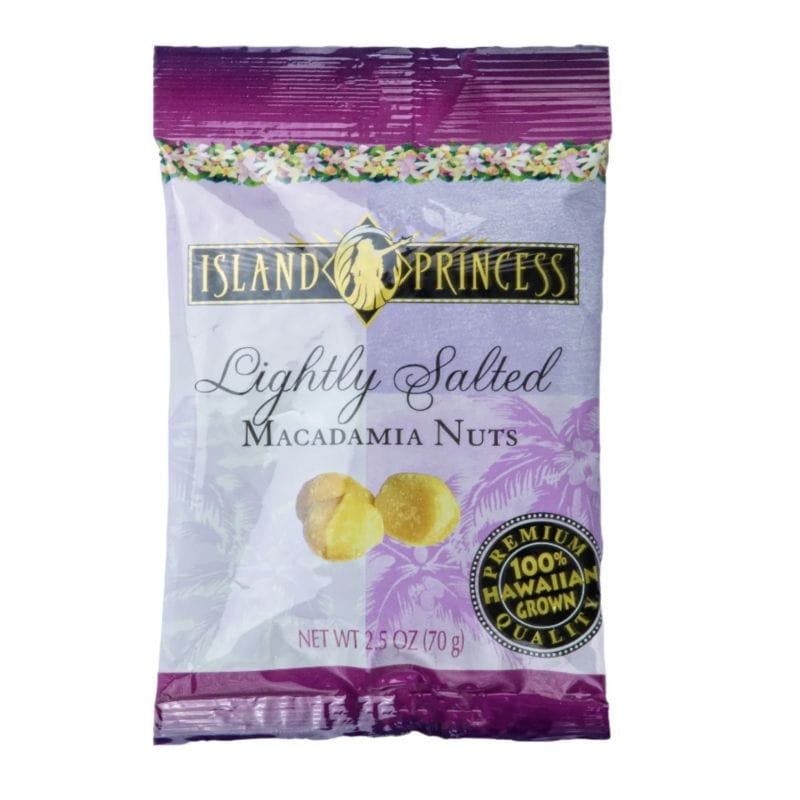  Macadamia Nuts Lightly Salted 100% Hawaii Grown · Island Princess