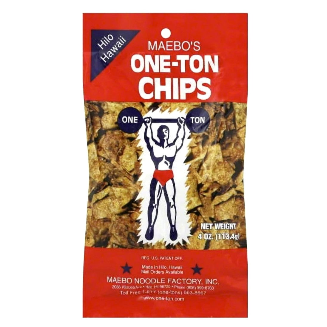 One-Ton Wonton Chips · Maebo Noodle Factory