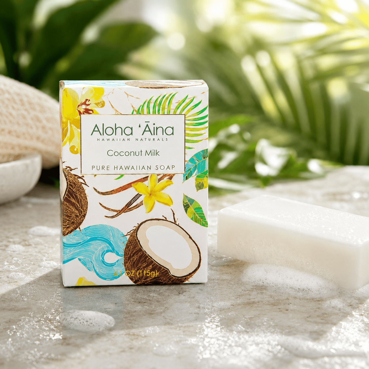 Maui's Finest Gifts Coconut Milk Hawaiian Aromatherapy Pure Soaps | Hand-made by Aloha Aina