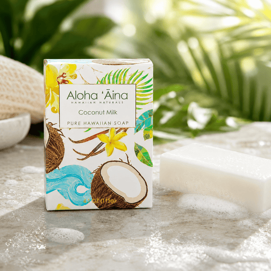 Maui's Finest Gifts Coconut Milk Hawaiian Aromatherapy Pure Soaps | Hand-made by Aloha Aina