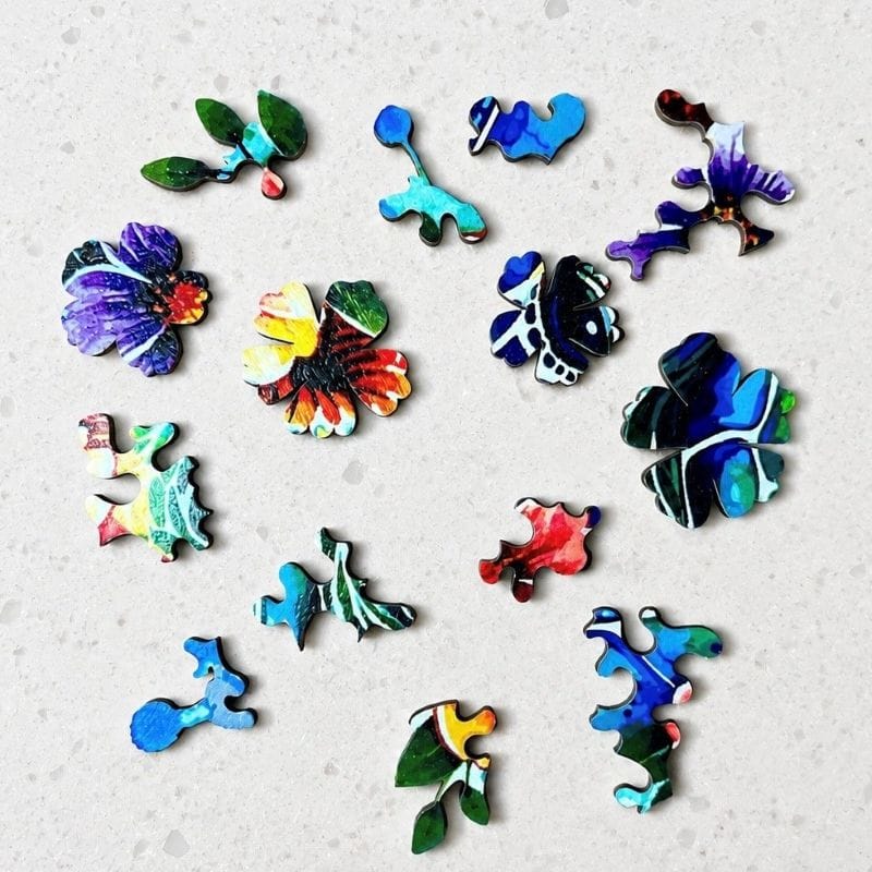 Maui's Finest Gifts Colorful Sea Turtle Wooden Puzzle – Unique 80-Piece Gift Made on Maui