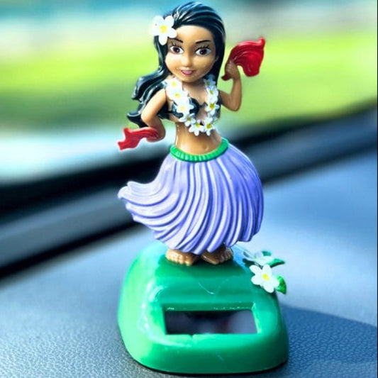 Solar-Powered Dancing Hula Doll Desk or Dashboard Decor