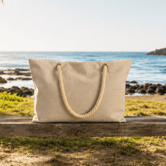 Aloha Pineapple Beach Bag · Black*