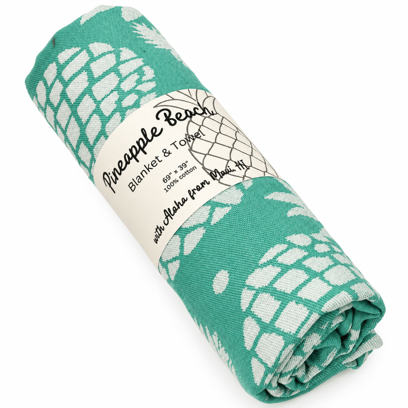 Maui's Finest Gifts Hawaii Pineapple Beach Blanket & Towel