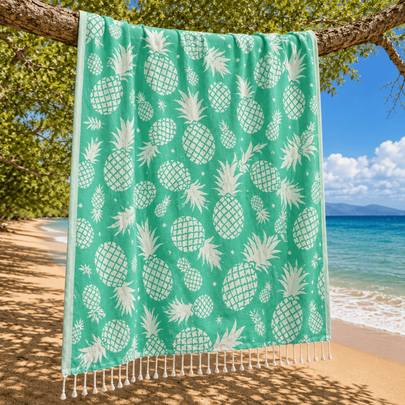 Pineapple Beach Blanket & Towel