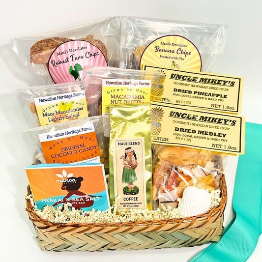 Maui's Finest Gifts Hawaii Vegan & Gluten Free Hawaiian Gift Basket