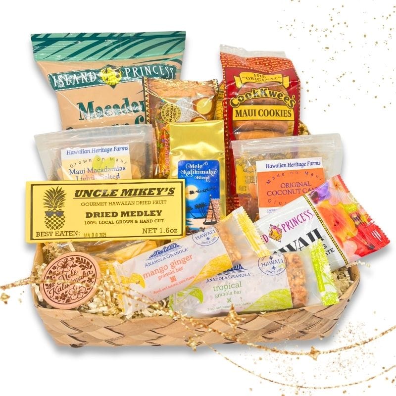 Maui's Finest Gifts Hawaiian Holiday Snack Gift Box