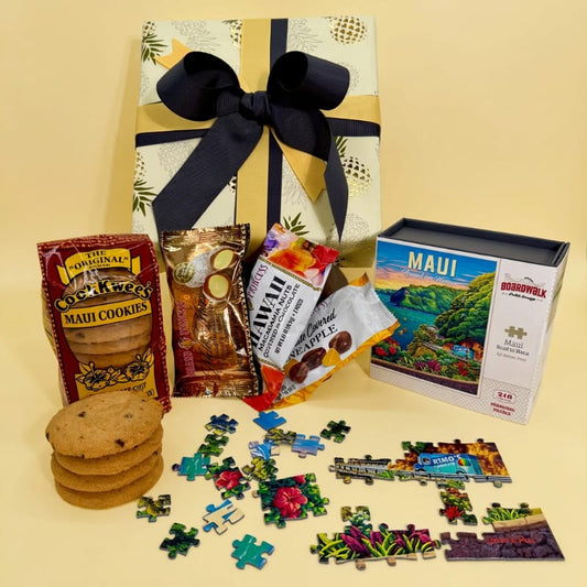 Maui's Finest Gifts Maui Puzzle & Treats Gift Set