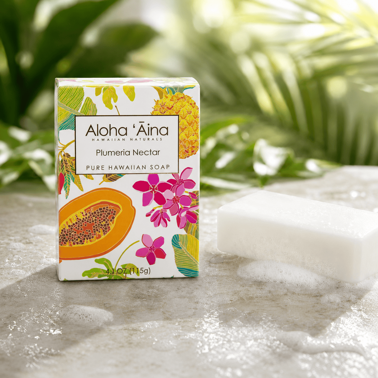 Maui's Finest Gifts Plumeria Nector Hawaiian Aromatherapy Pure Soaps | Hand-made by Aloha Aina
