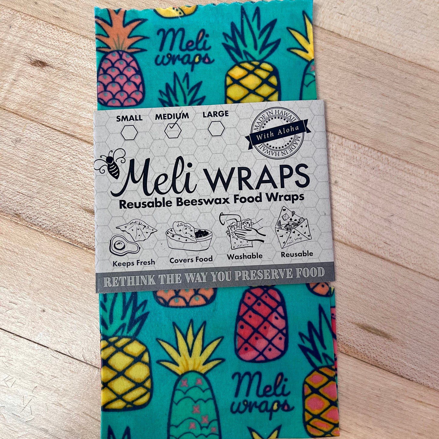 Maui's Finest Gifts Reusable Hawaiian Bees Wax Food Wraps · Meli Wraps