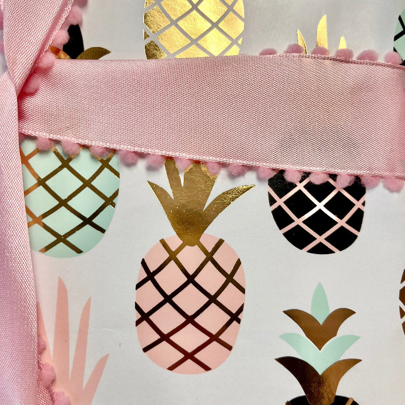 Maui's Finest Gifts White · Pineapples & Pink Ribbon Caramel Lovers Gift Set