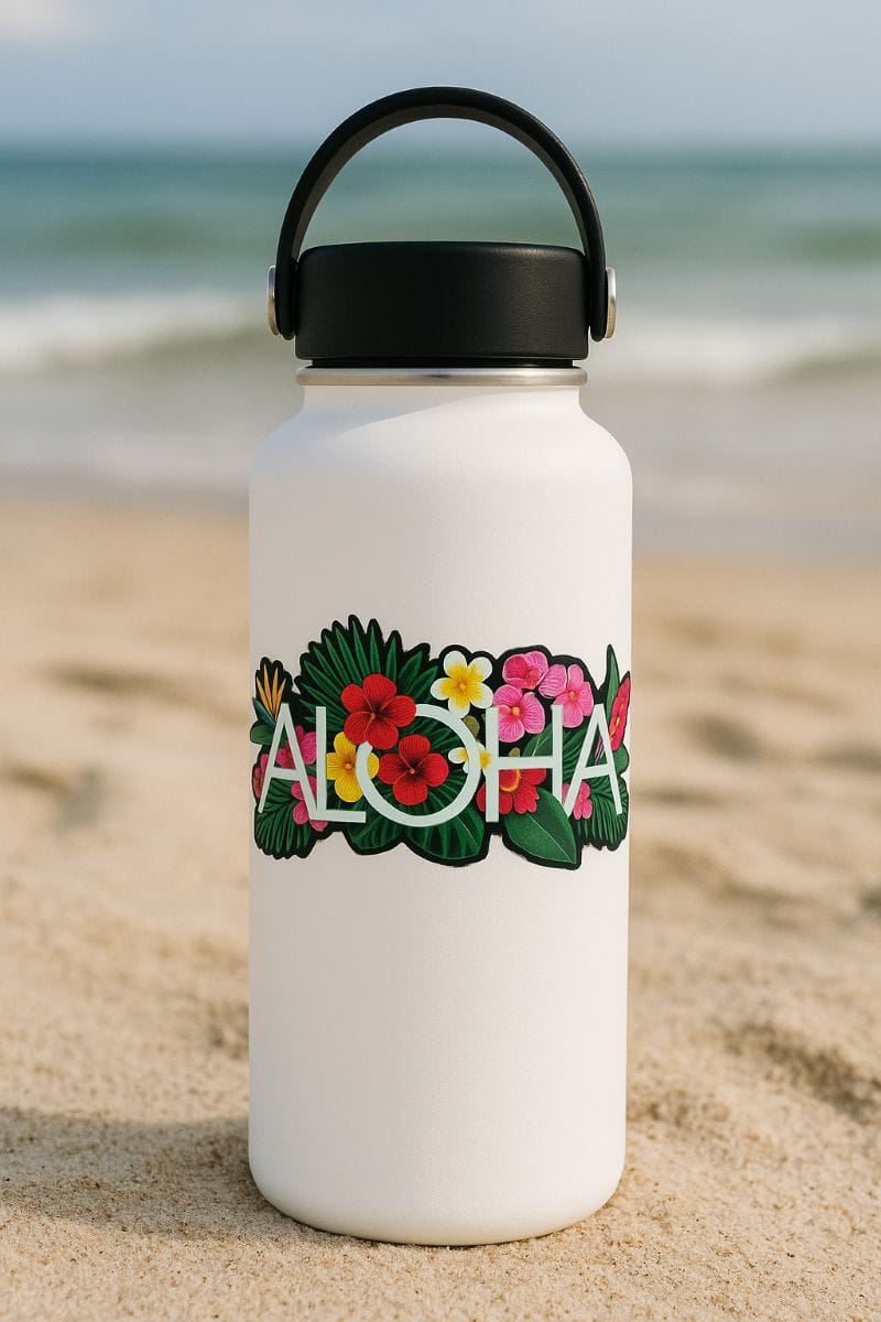 Mauis Finest Gifts Hawaii Aloha Sticker