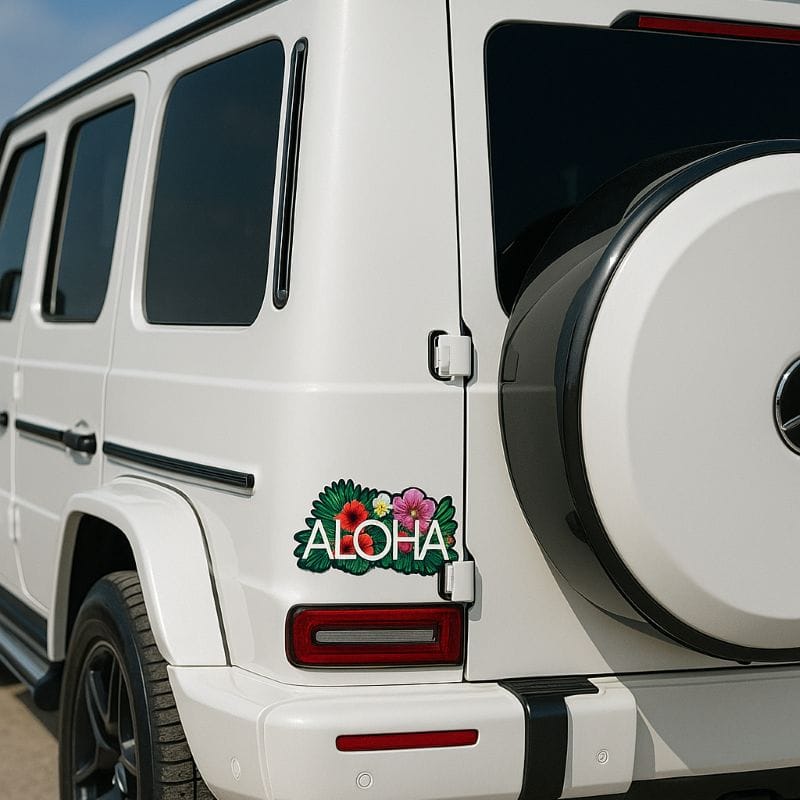 Mauis Finest Gifts Hawaii Aloha Sticker
