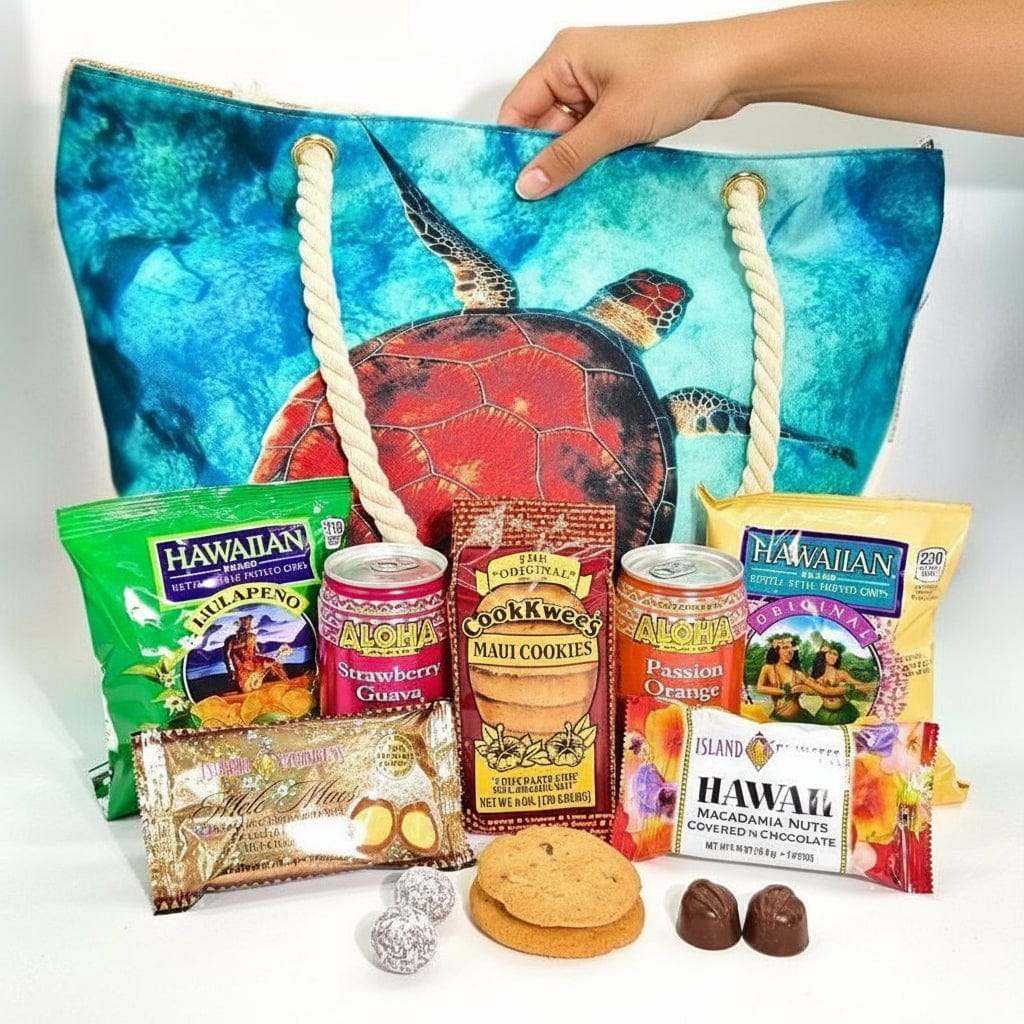 Mauis Finest Gifts Hawaii Double Snacks for Beach Bag · Enchanting Travels Exclusive