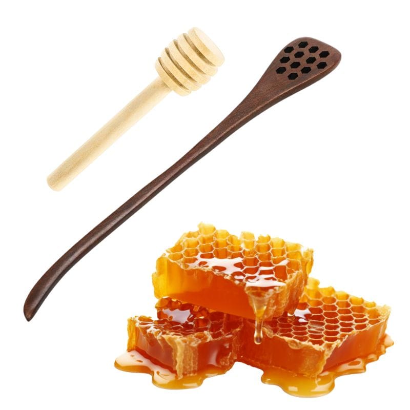 Mauis Finest Gifts Hawaii Long - for Large Jar Wooden Honey Dipper
