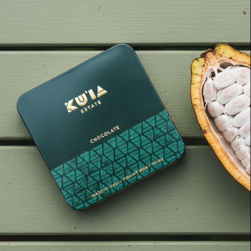 Mauis Finest Gifts Hawaii Maui Kuʻia Chocolate Gift Tin  · Award-Winning Maui Chocolate