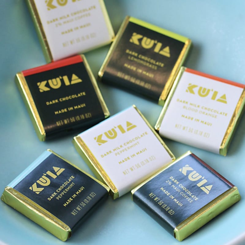 Mauis Finest Gifts Hawaii Maui Kuʻia Chocolate Gift Tin  · Award-Winning Maui Chocolate