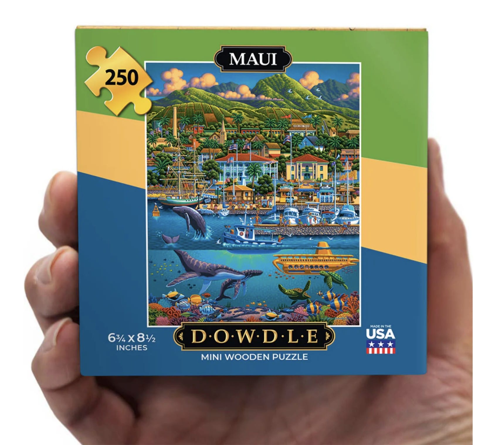 Mauis Finest Gifts Hawaii Maui Puzzle - Old Town Lahaina