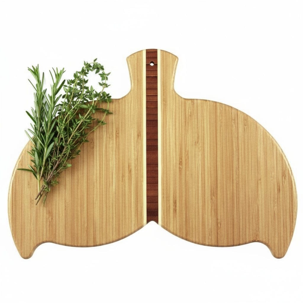 Mauis Finest Gifts Hawaii Whale Tail Serving & Charcuterie Board