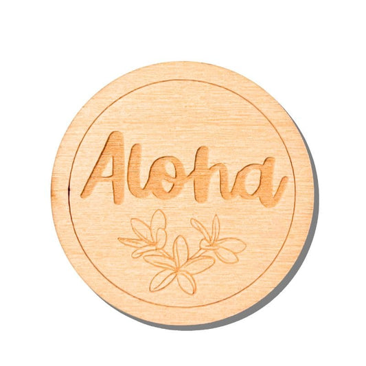 Mauis Finest Gifts Hawaii Wood Aloha Gift Tag