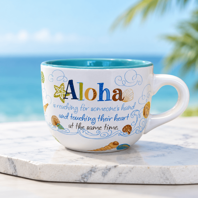 Our Island Heritage Aloha Coffee Mug · Aloha Is Mug